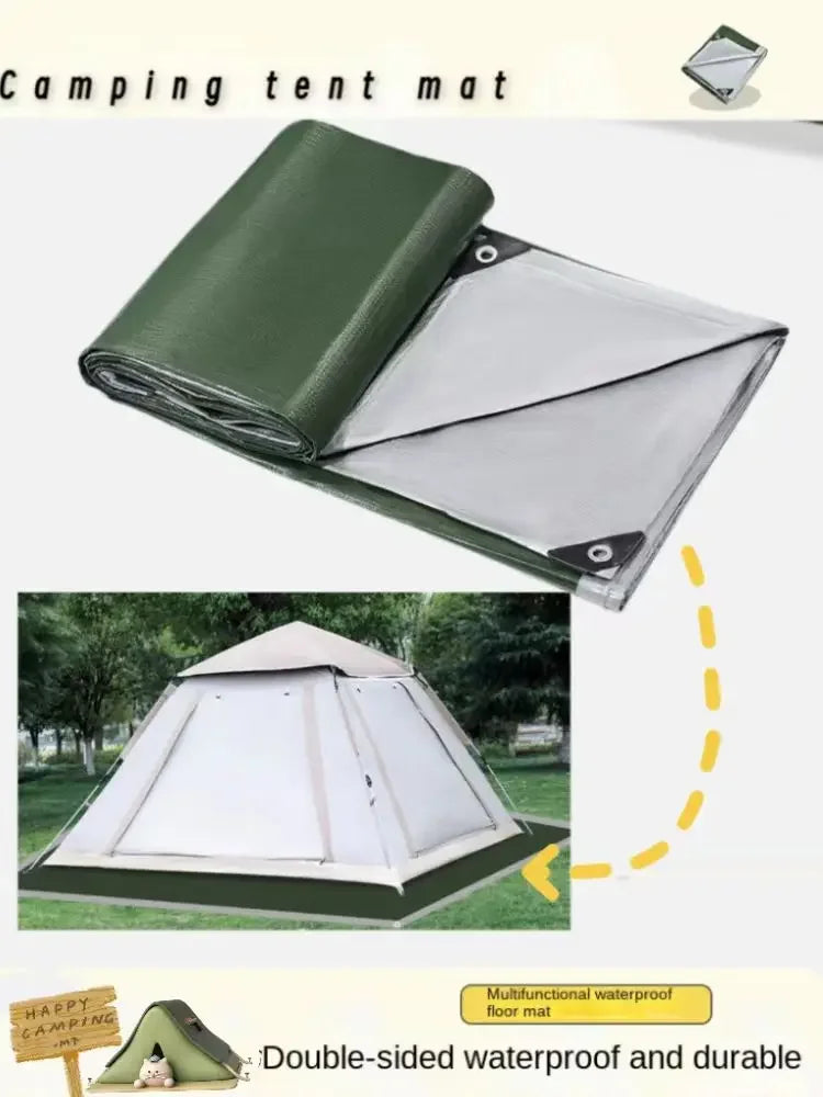 Outdoor Moistureproof Floor Camping Mat Supplies Thick Picnic Beach Under The Tent Waterproof Mat Portable Floor Cloth Equipment