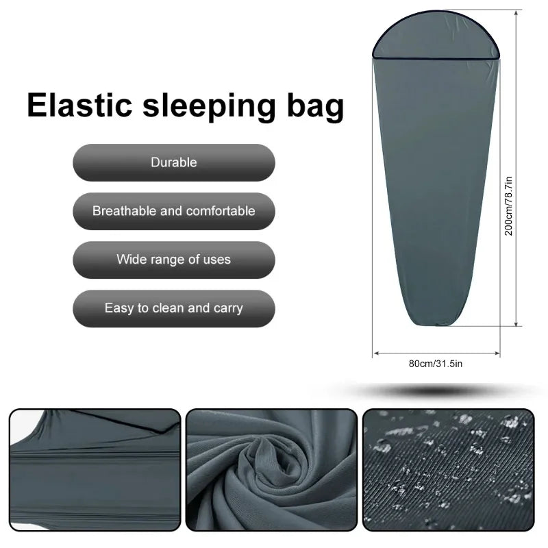 Sleeping Bag High Elasticity Outdoor Travel  Sleeping Bag Liner Portable Carry Sheet Camping Travel Hotel Anti Dirty hot sale