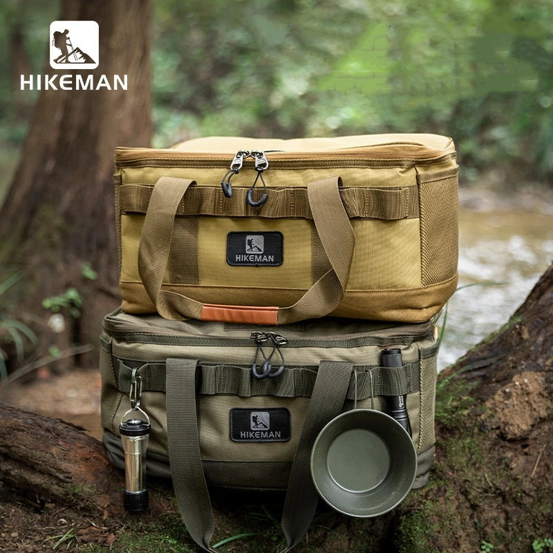 20L Outdoor Camping Bag Large Capacity Utility Bag Oxford Cloth Anti-Collision Tableware Stove Storage Bag