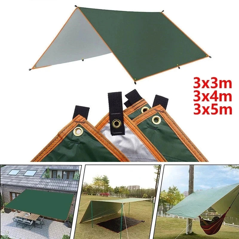 Outdoor camping garden sunshade canopy sunshade hammock tarpaulin waterproof tent sunshade